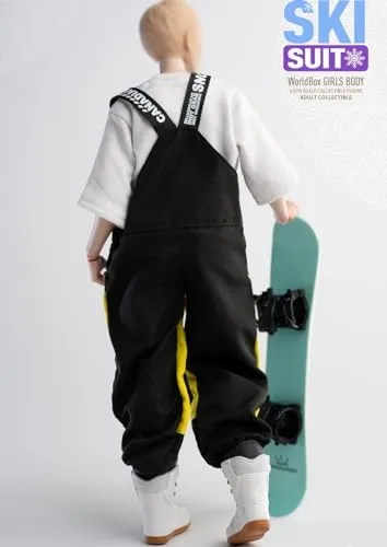 1/6 Scale Action Figure Accessory: Ski Shoes Model Miniature Collectible