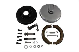 23-9218 - Front Brake Backing Plate Kit Left Side Black