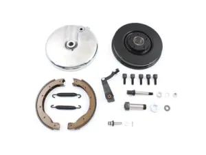 23-9254 - Front Brake Backing Plate Kit Left Side Black