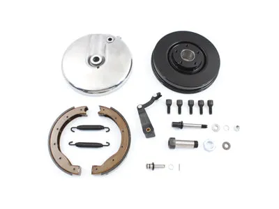 23-9254 - Front Brake Backing Plate Kit Left Side Black