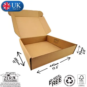 44x38x7cm Cardboard Postal Box