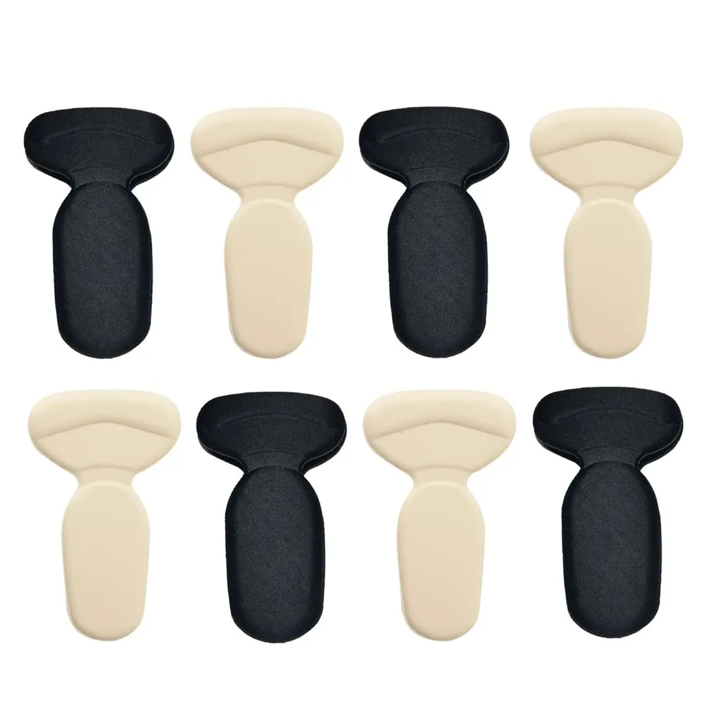8 Pcs Heel Grips Metatarsal Pads Heel Grips Shoes Too Big Set Premium Heel Grips Self Heel Inserts Cushion Pads Stickers Adds Volume and Cushioning for Women Shoes