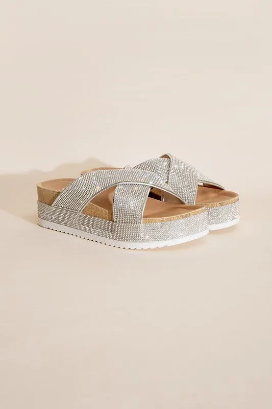 Apollo Rhinestone Slides