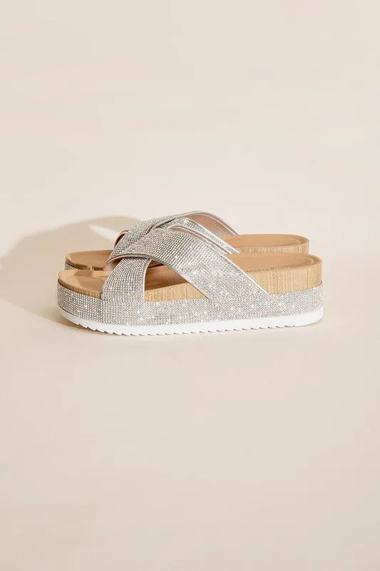 Apollo Rhinestone Slides