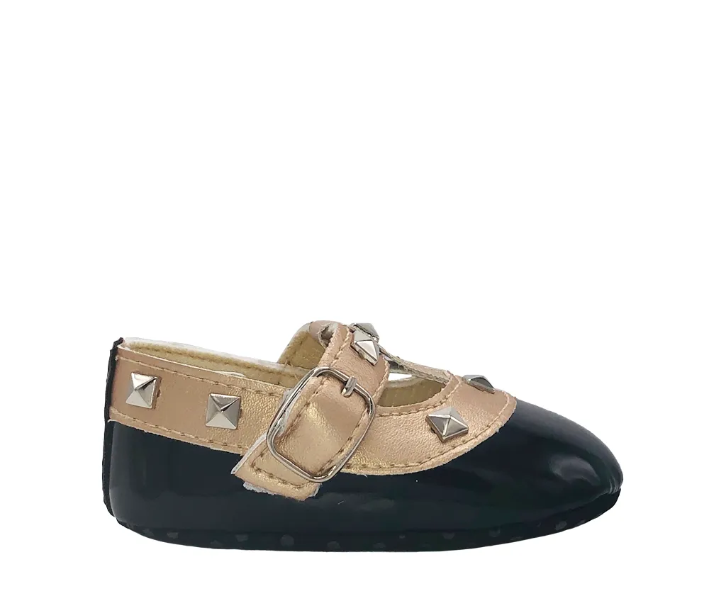 BABY STUDDED CRIB KICKS