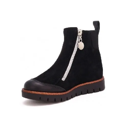 Bartek Girls' Black Insulated Ankle Boots | 4443-ASDP