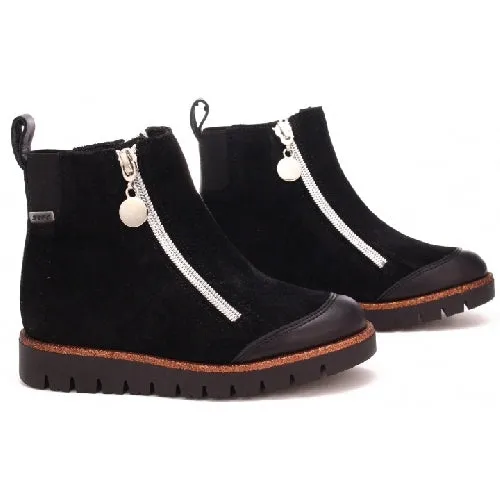Bartek Girls' Black Insulated Ankle Boots | 4443-ASDP