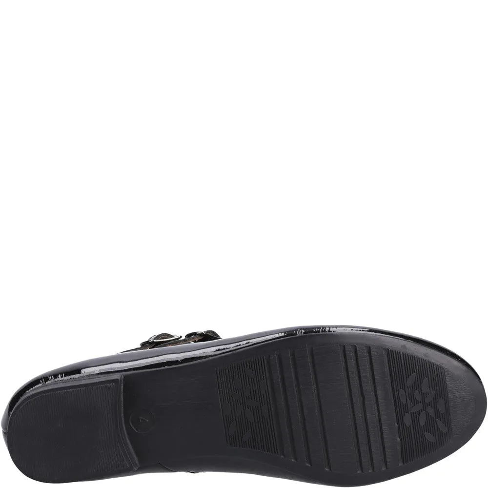 Black Nancy Mary Jane Ballerinas