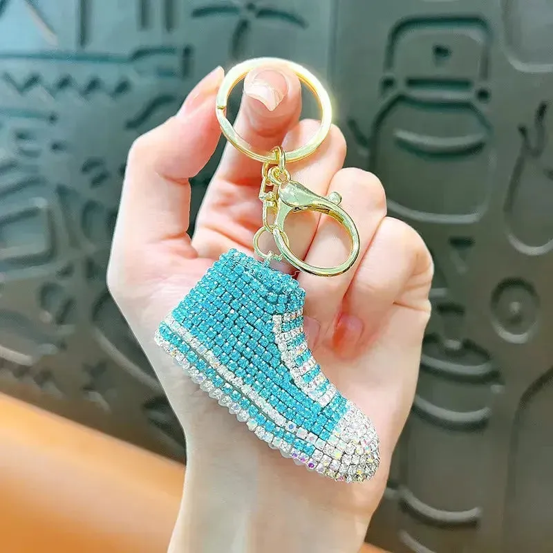 Bling Kicks Rhinestone Sneaker Keychain