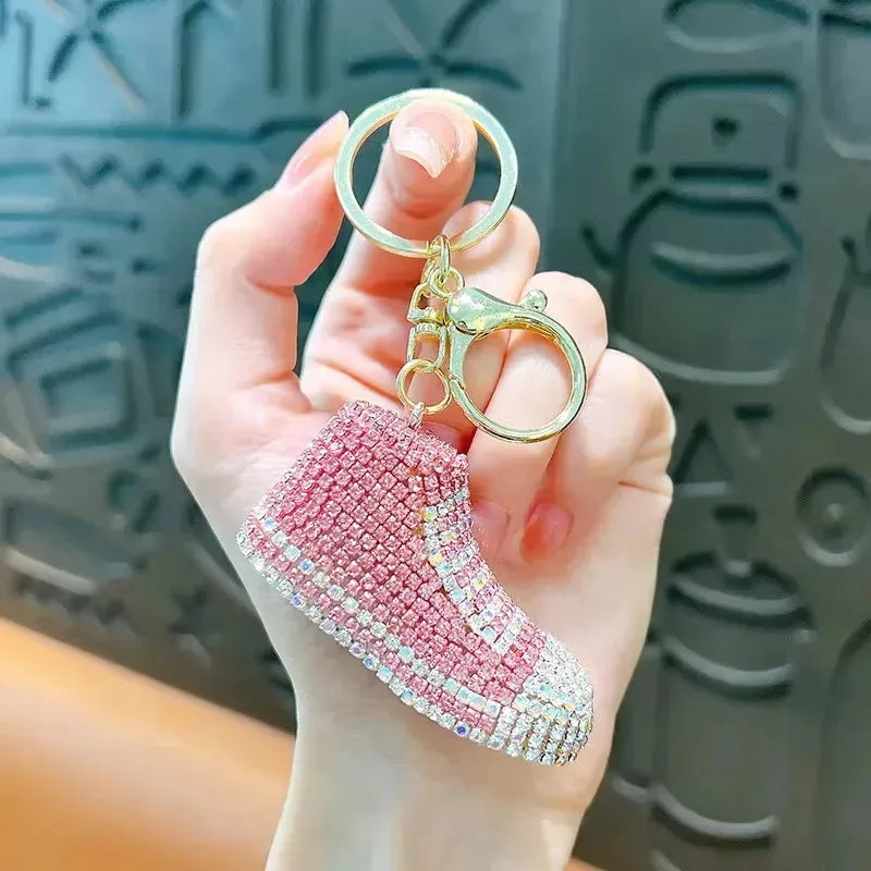 Bling Kicks Rhinestone Sneaker Keychain