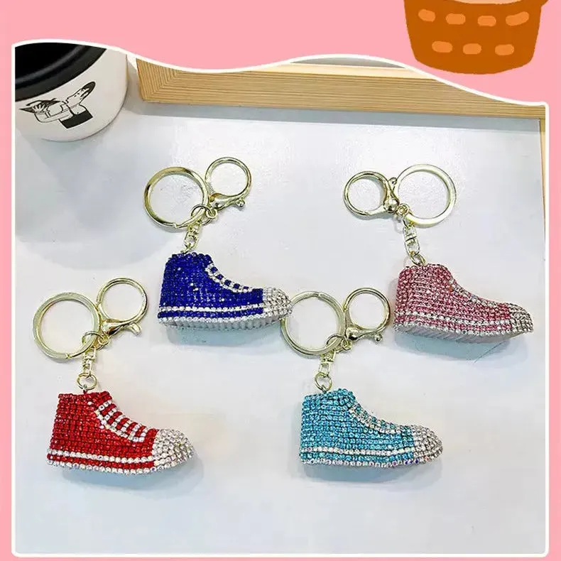 Bling Kicks Rhinestone Sneaker Keychain