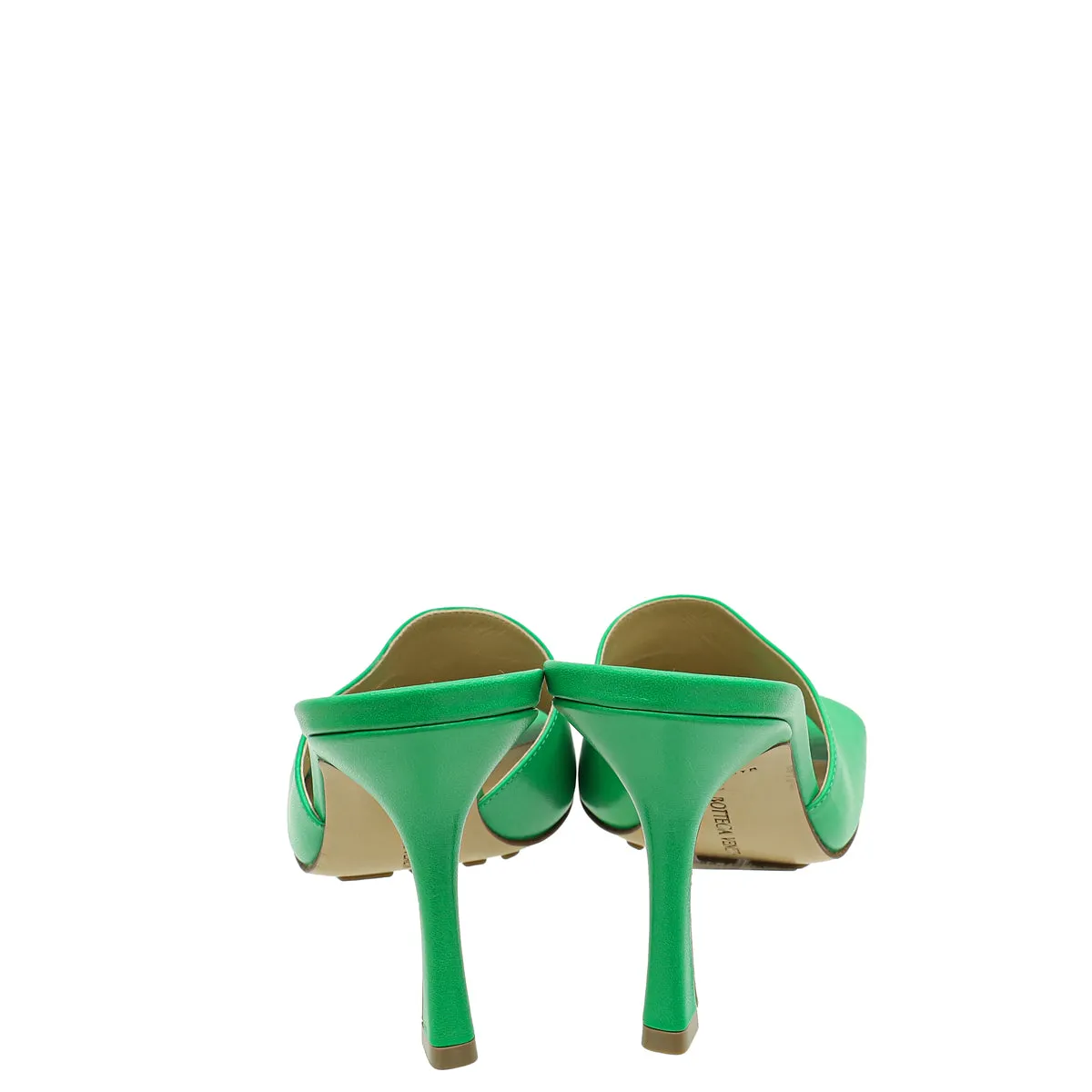 Bottega Veneta Parakeet Stretch Heeled Mule 37