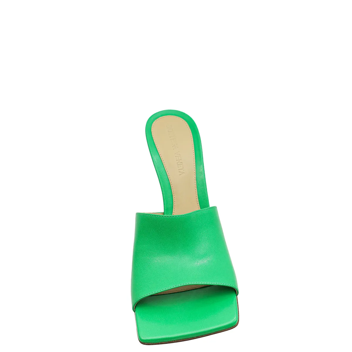 Bottega Veneta Parakeet Stretch Heeled Mule 37