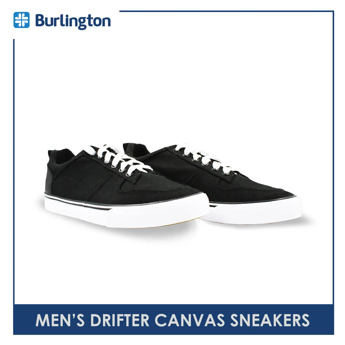 Burlington Men's Drifter Low Cut Canvas Sneaker Shoes HMH2403
