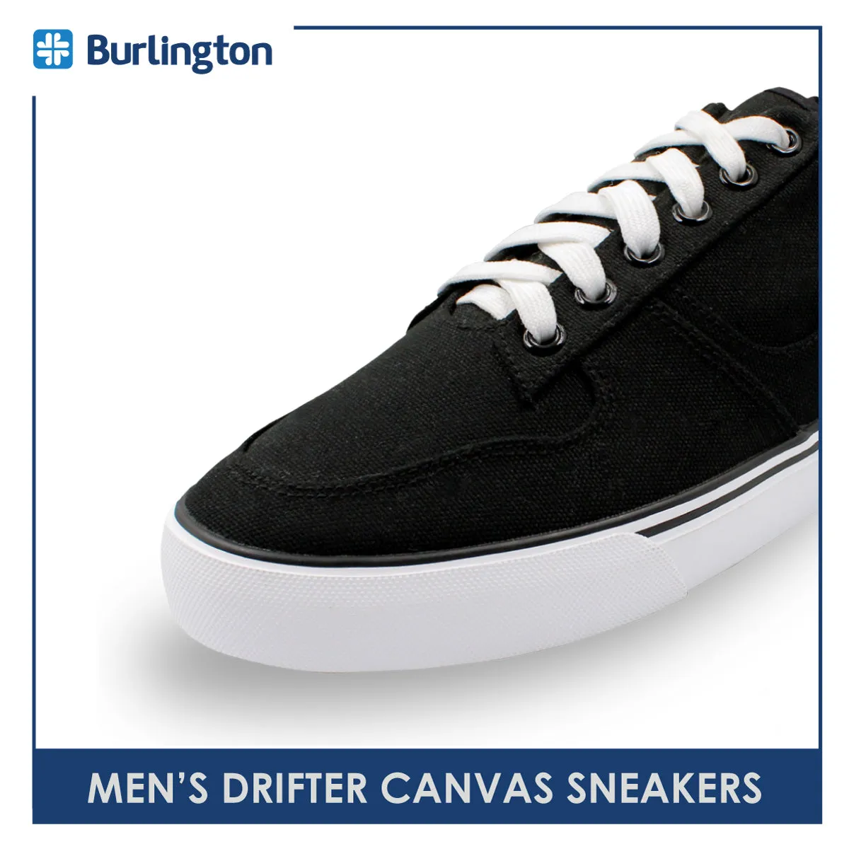 Burlington Men's Drifter Low Cut Canvas Sneaker Shoes HMH2403