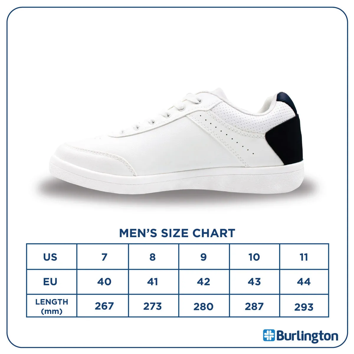 Burlington Men's Metro Low Cut Classic Sneakers HMH2401
