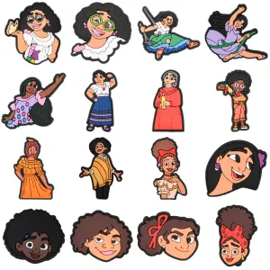 Cartoon Movie Characters Shoe Charms PVC Croc Clog Decorations fits Sandals Wristband Accessories Kids Birthday Party Gifts