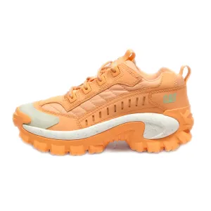 Caterpillar Sport Shoes Leather Orange Colour For Women
