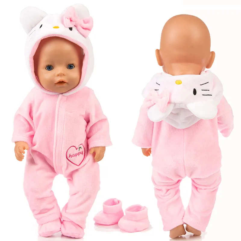 Chic Doll Costume Set with Suit and Shoes for 17" Baby Dolls