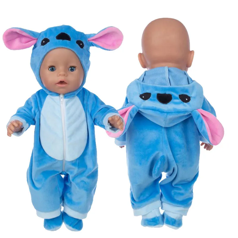 Chic Doll Costume Set with Suit and Shoes for 17" Baby Dolls