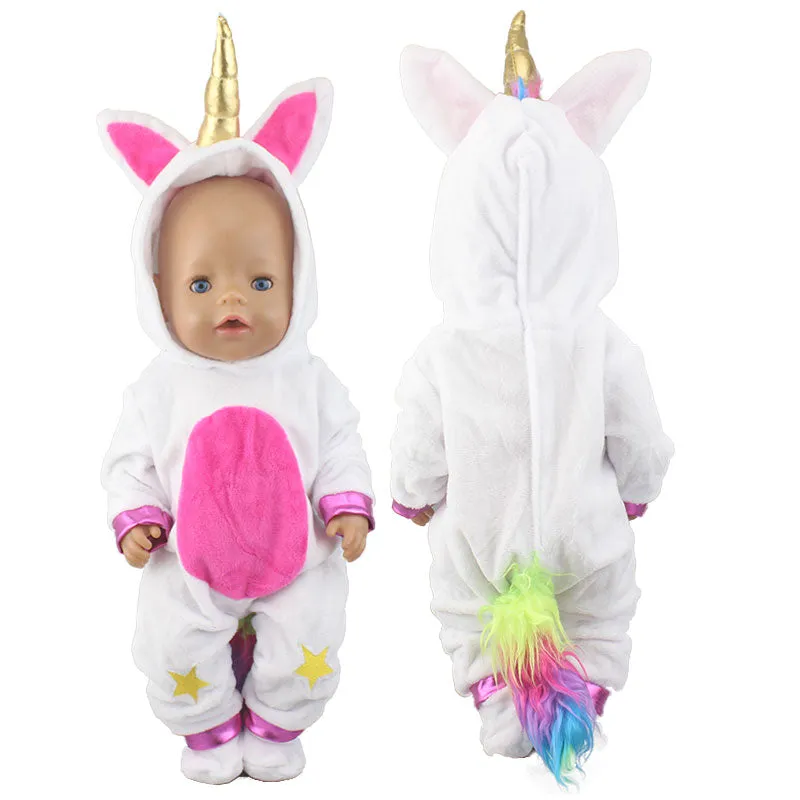 Chic Doll Costume Set with Suit and Shoes for 17" Baby Dolls