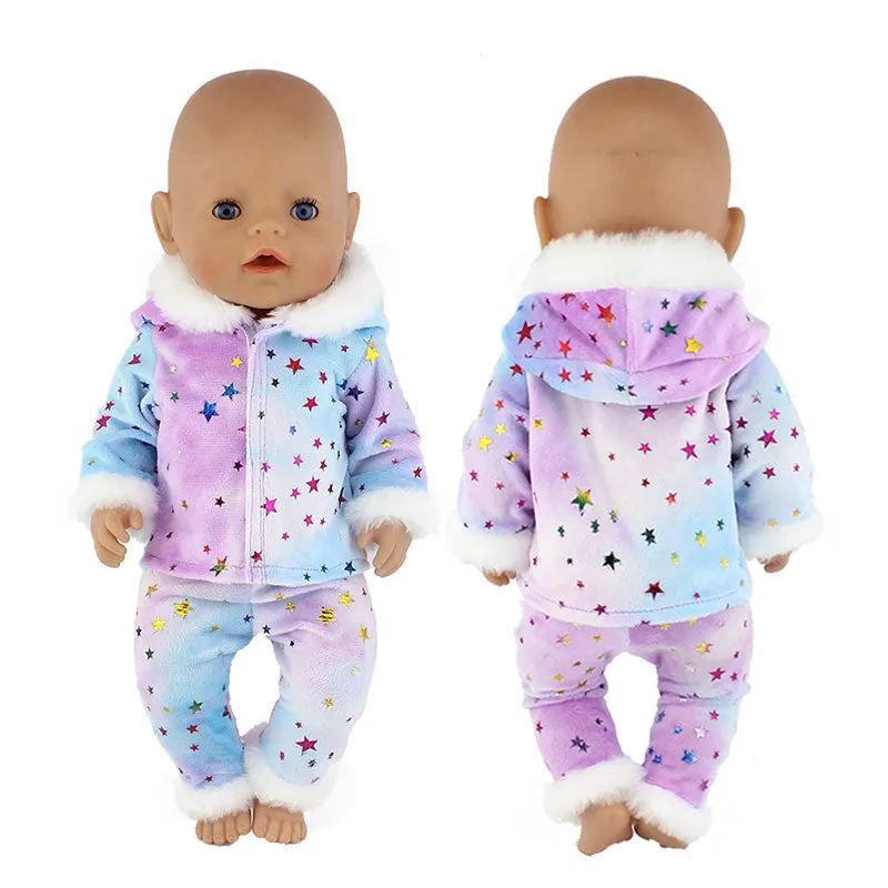 Chic Doll Costume Set with Suit and Shoes for 17" Baby Dolls
