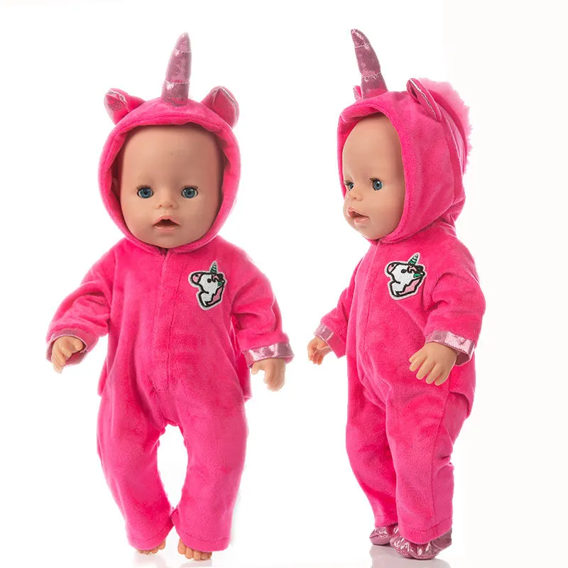 Chic Doll Costume Set with Suit and Shoes for 17" Baby Dolls