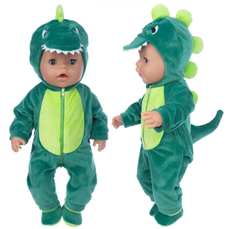 Chic Doll Costume Set with Suit and Shoes for 17" Baby Dolls
