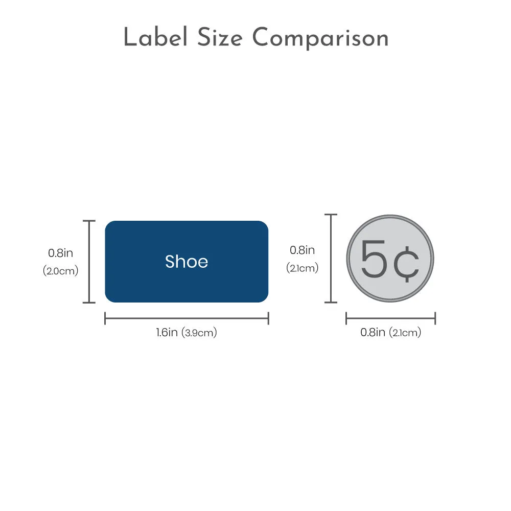 Cupcakes Shoe Labels