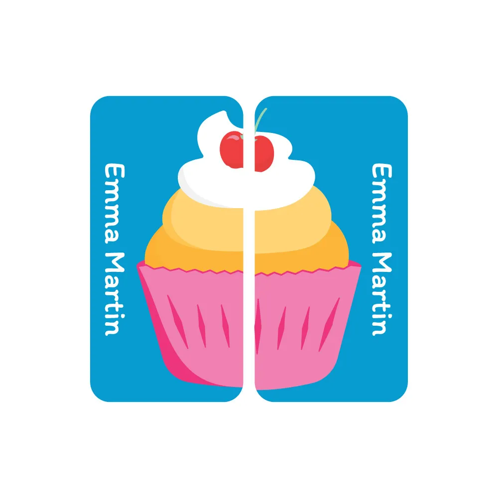 Cupcakes Shoe Labels