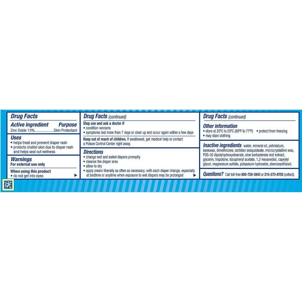Desitin Rapid Relief Diaper Rash Cream, 4.8 Ounce, (Pack of 3)