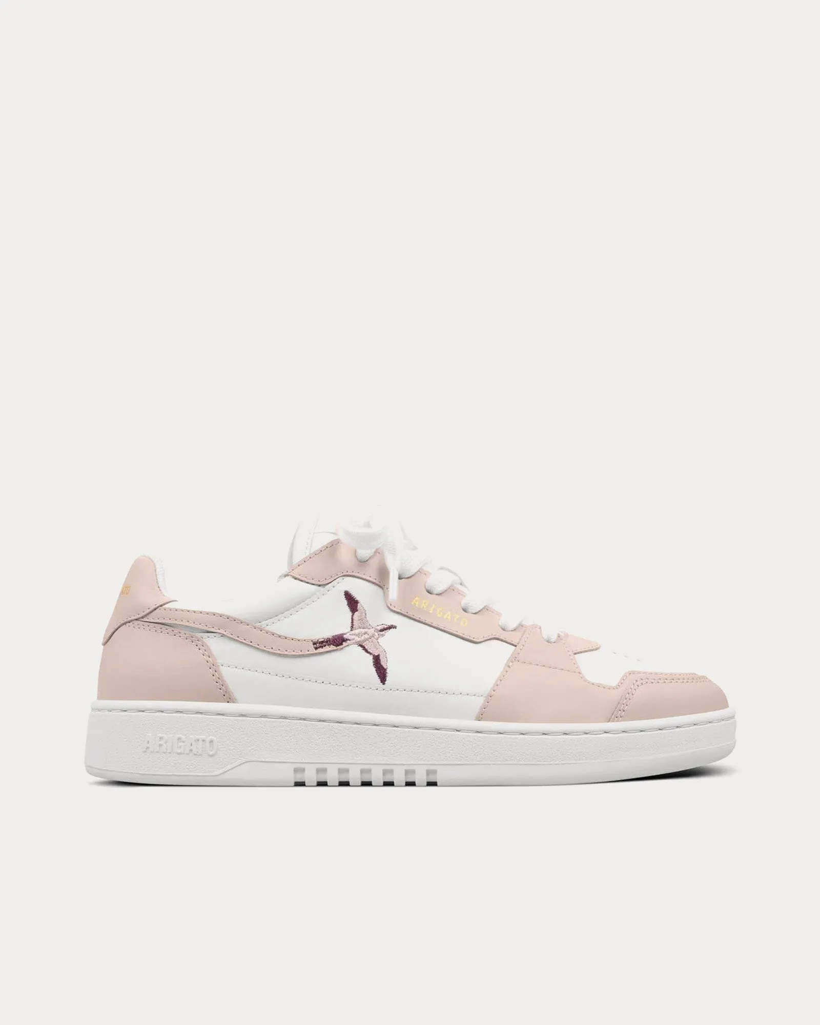Dice Lo Bee Bird White / Light Pink Low Top Sneakers