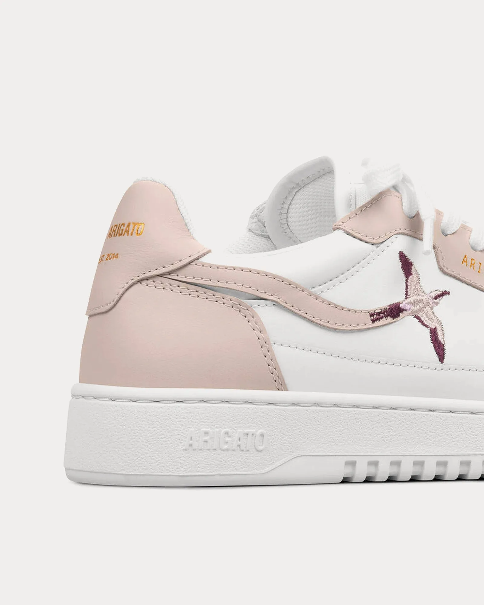 Dice Lo Bee Bird White / Light Pink Low Top Sneakers
