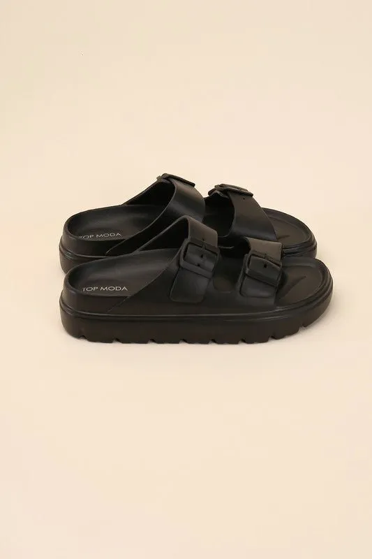 Double Buckle Slides