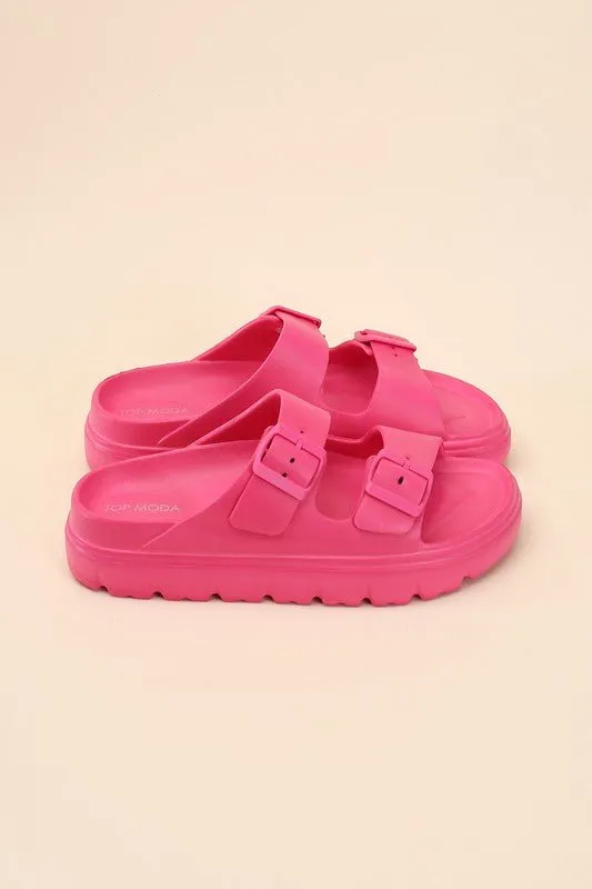 Double Buckle Slides