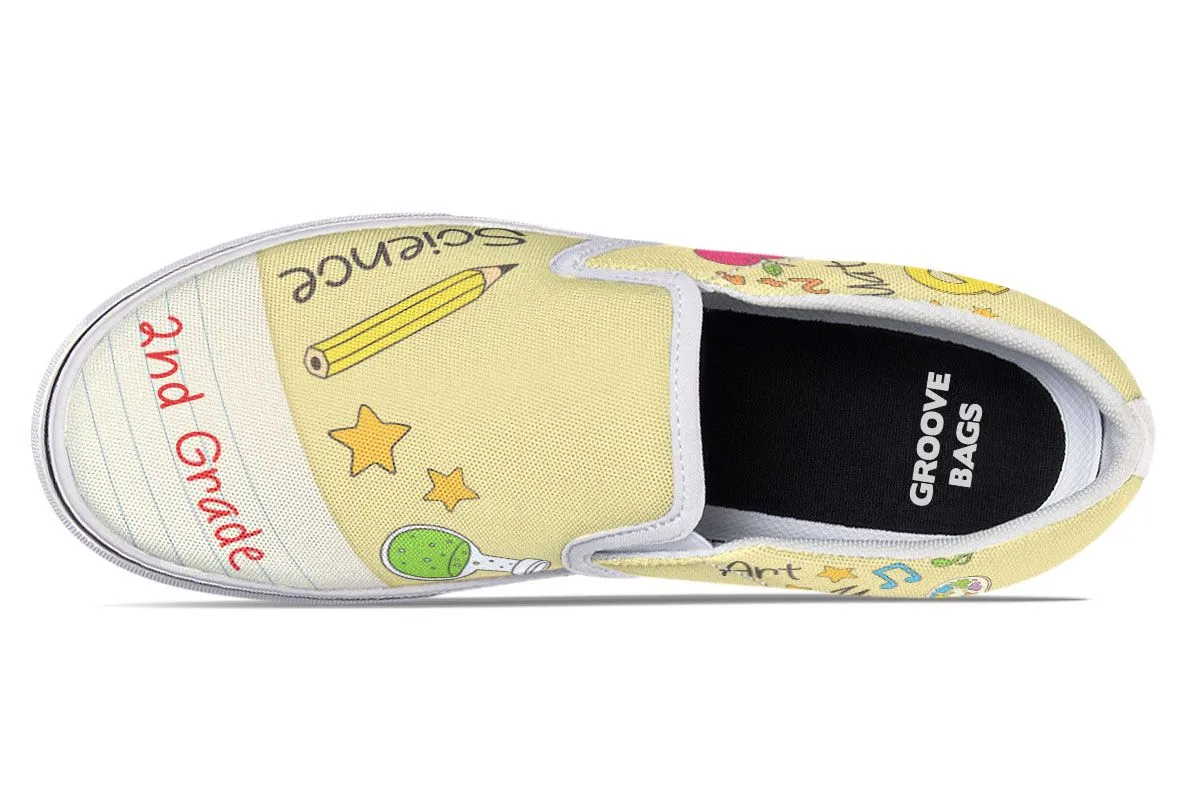Elementary School Teacher Shoes 2nd Grade Slip-On Shoes