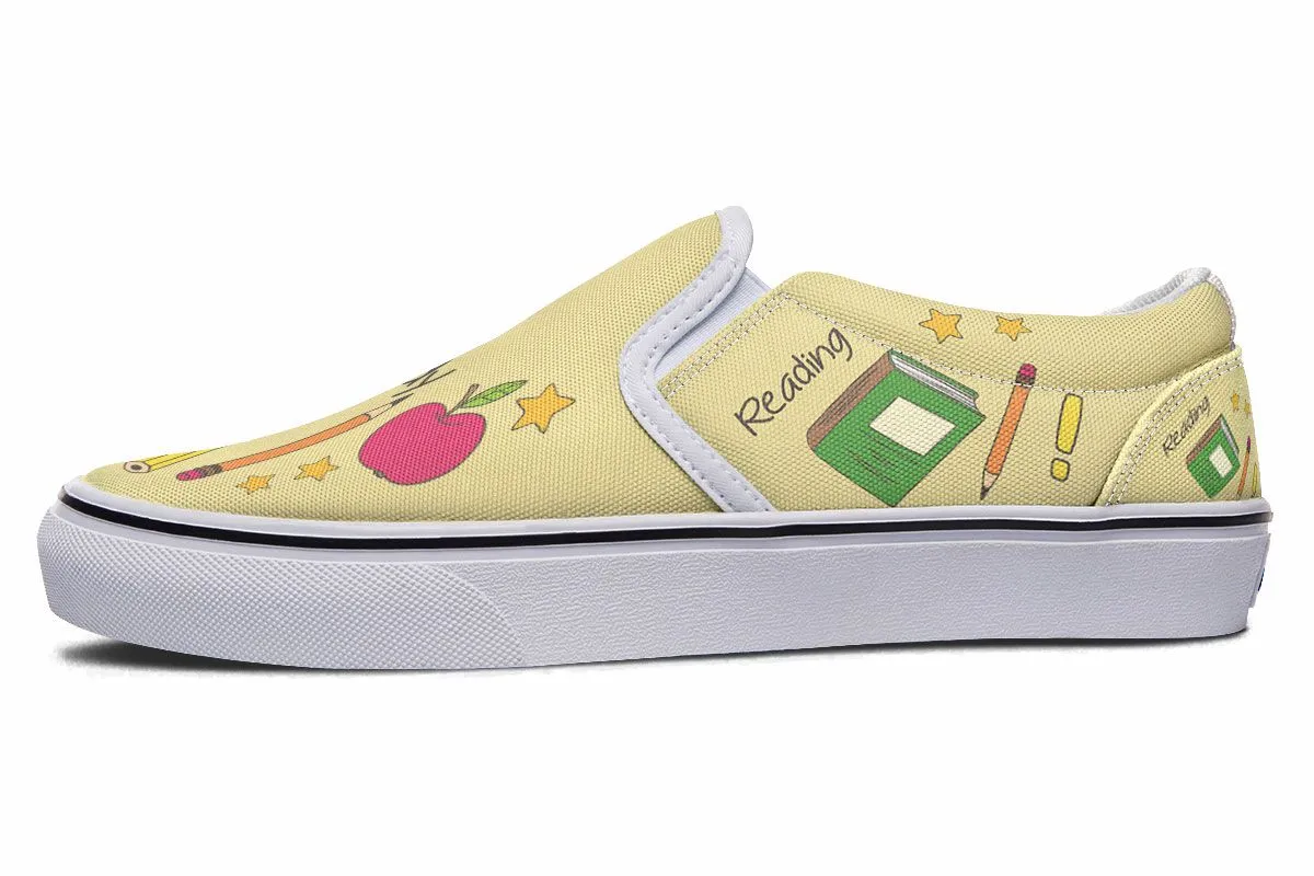 Elementary School Teacher Shoes 4th Grade Slip-On Shoes