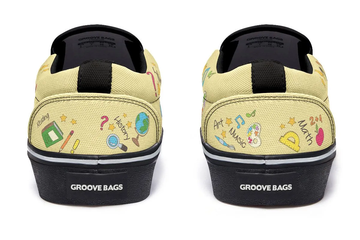 Elementary School Teacher Shoes 4th Grade Slip-On Shoes