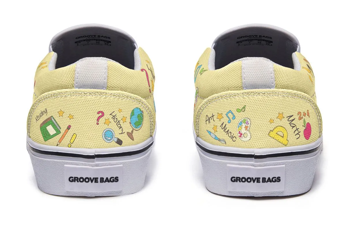 Elementary School Teacher Shoes 5th Grade Slip-On Shoes