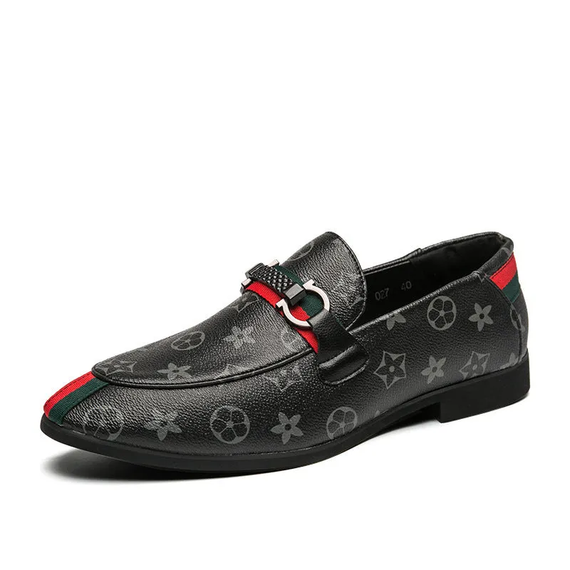 European station tide brand bean shoes 2021 new men's casual shoes plus size one pedal trend men's shoes in summer