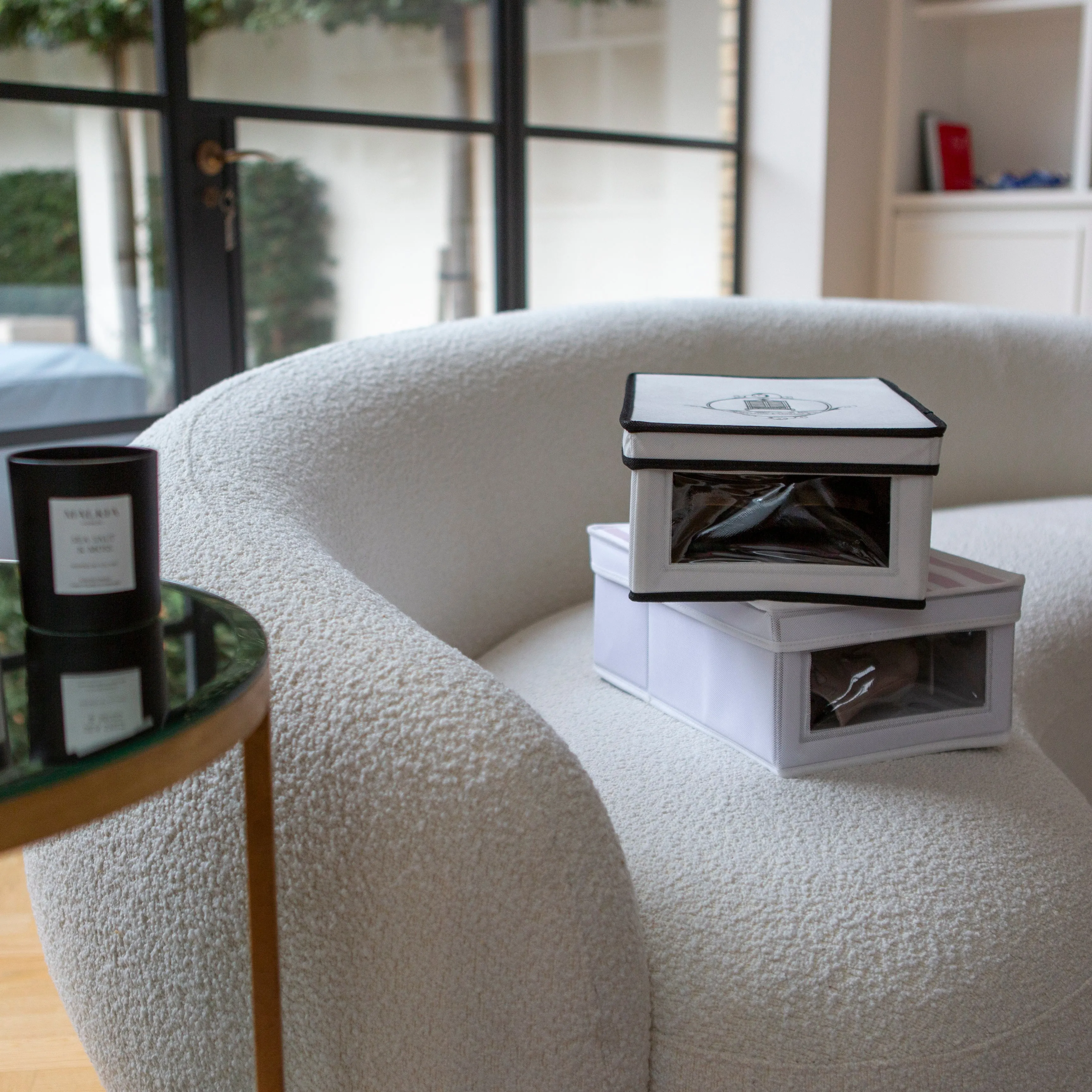 Fabric Shoe Box