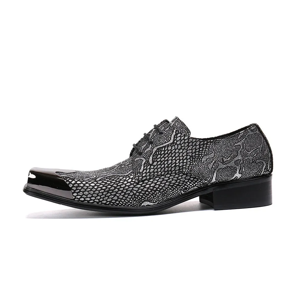 Fashion men's formal business leather shoes 2020 new summer British style square head loafers wedding shoes cowhide shoes tide