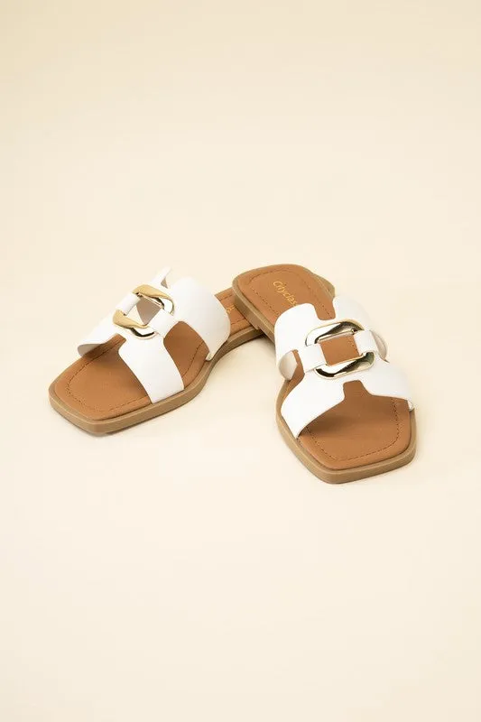 FENG - Flat Open -Toe Slides