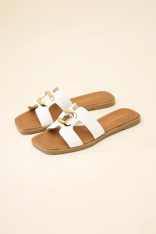 FENG - Flat Open -Toe Slides