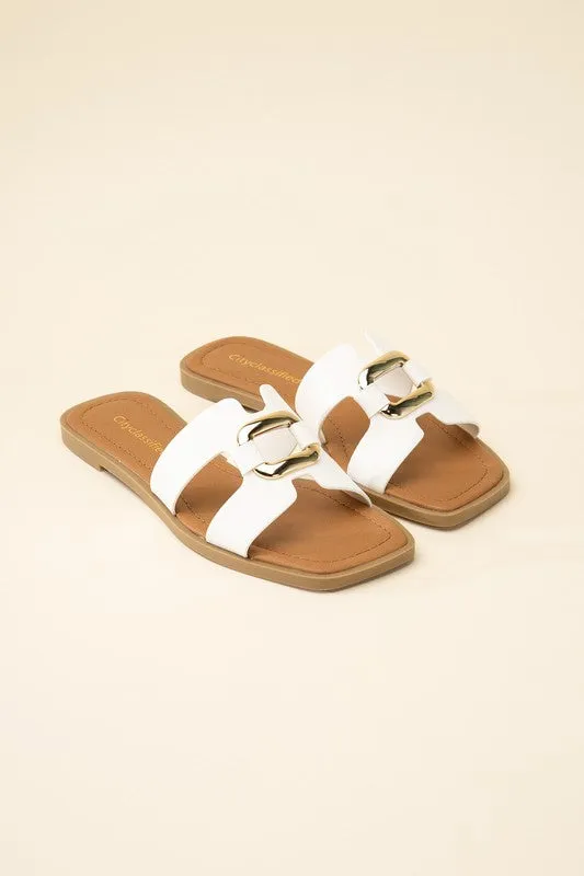 FENG - Flat Open -Toe Slides