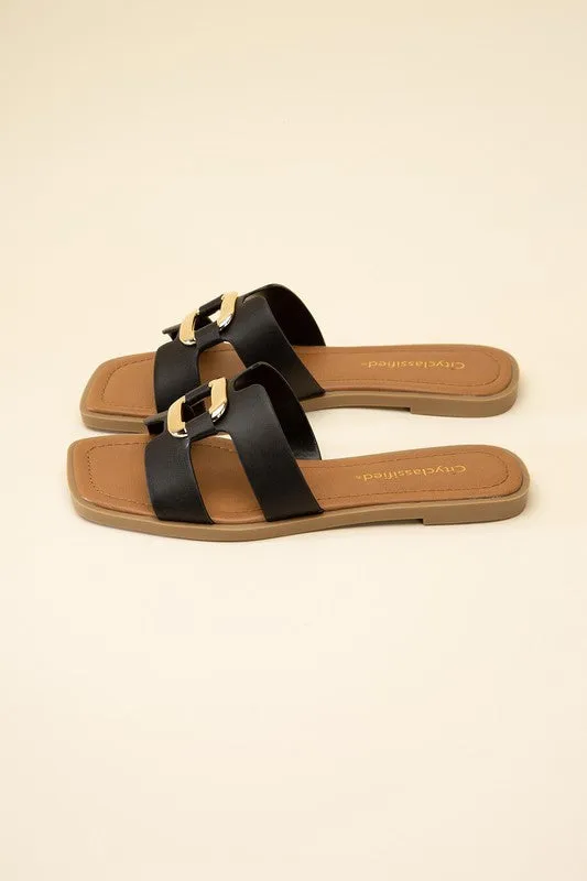 FENG - Flat Open -Toe Slides