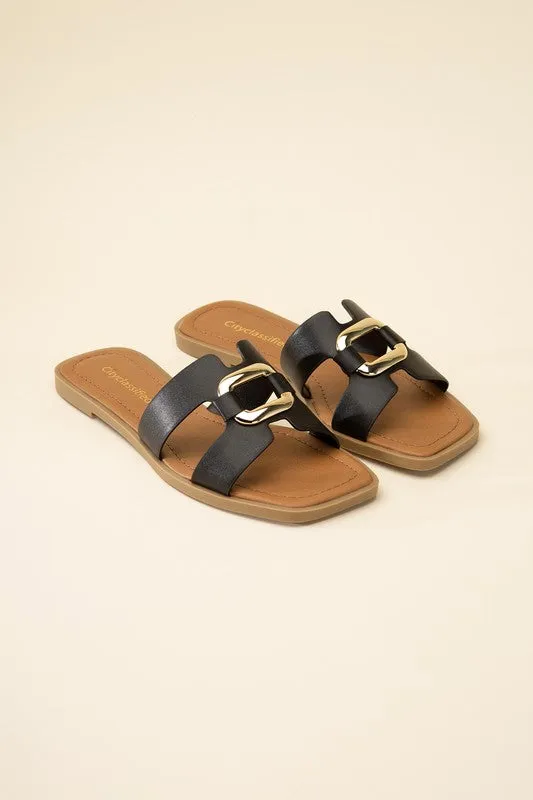 FENG - Flat Open -Toe Slides