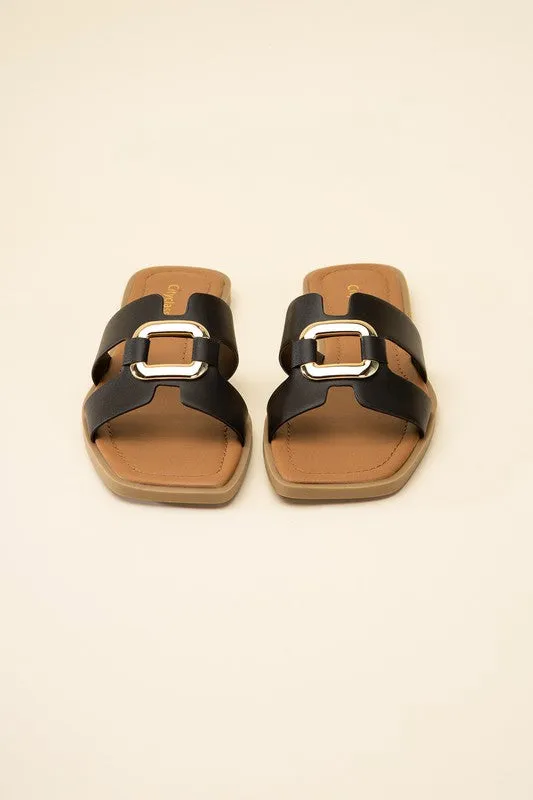 FENG - Flat Open -Toe Slides