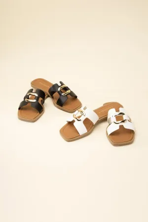 FENG - Flat Open -Toe Slides