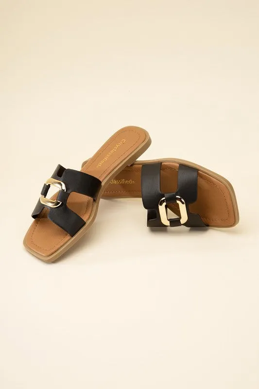 FENG - Flat Open -Toe Slides
